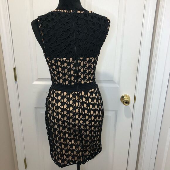 City Studio black star netting bodycon mini dress size 5 - Picture 7 of 11